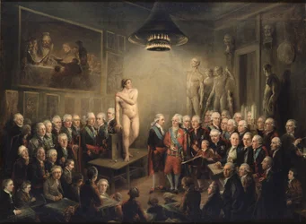 Gustav IIIs besøg på Royal Academy of Arts